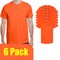 Gildan Heavy Cotton Crewneck T-Shirt Craft Bundle, Orange Unisex Short Sleeve Blanks for DIY Printing (2–14 Pack)
